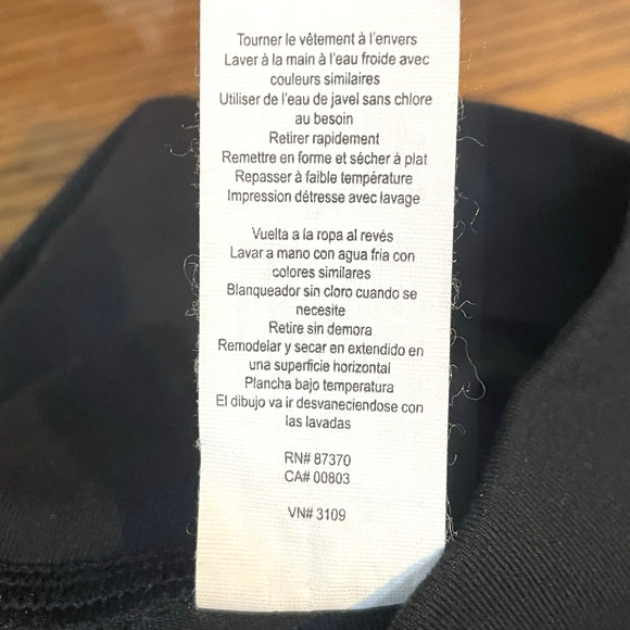 Alo Leggings Womens XS Black Airbrush Facet Workout Gym Running Mid Rise Yoga - Picture 9 of 13